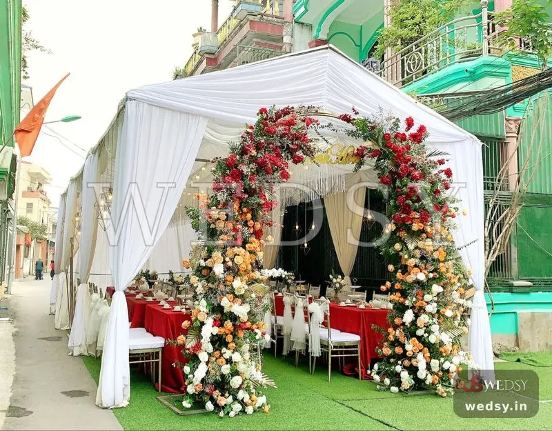 Bloom Drift — pink modern entrance for wedding & engagement, Wedsy E048