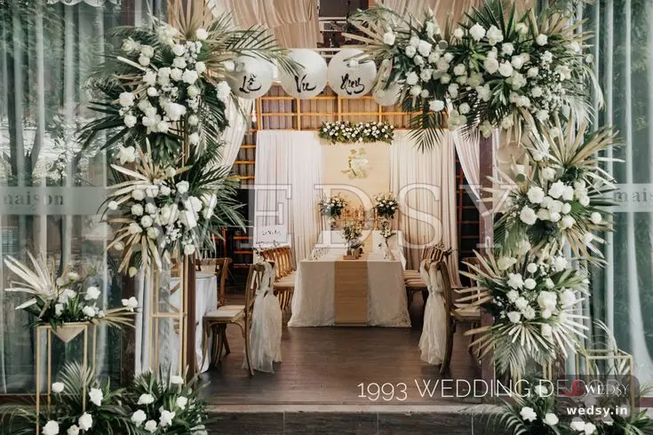 Luminary Arch — pink modern entrance for wedding & engagement, Wedsy E052