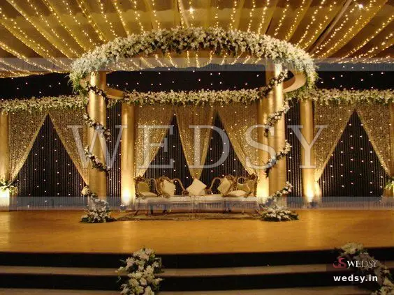 Sunny Sway Mandap — white modern mandap for wedding, Wedsy MA074