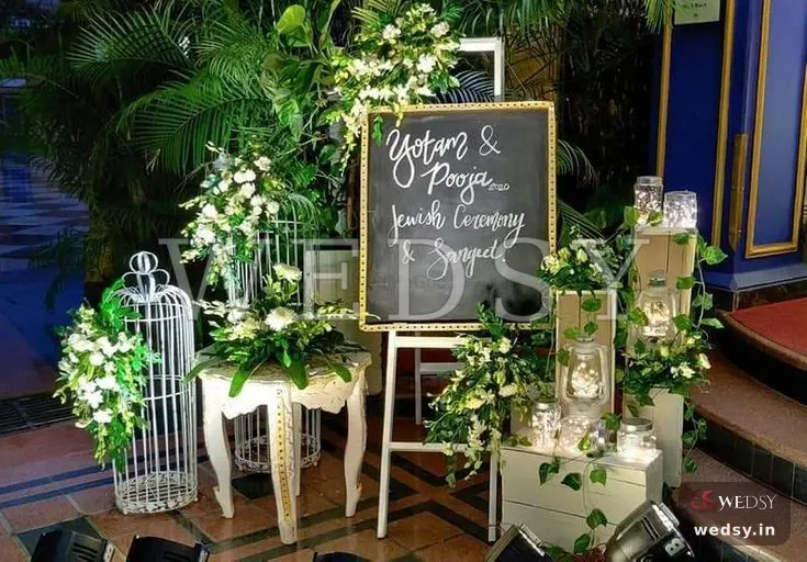 Lifeline Ledger — white modern nameboard for wedding & engagement, Wedsy NA041