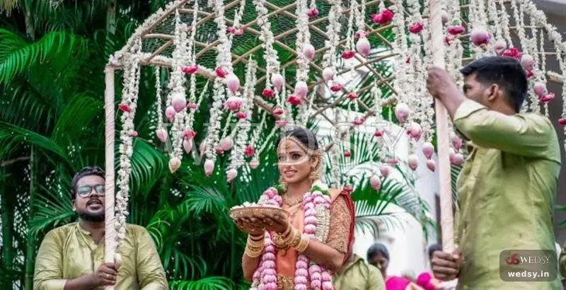 The Lotus Grove — pink traditional phoolon ki chadar, Wedsy PC028