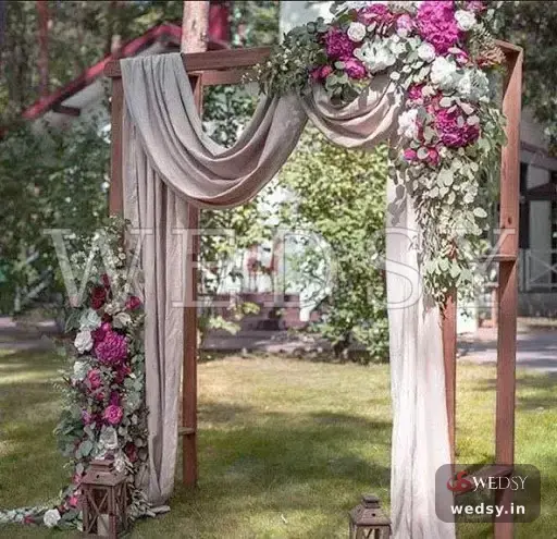 Drape Delight Scene — purple modern photobooth for wedding & reception, Wedsy PH090