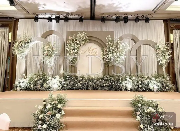 Pastel Dreamscape — modern stage for Engagement & Reception, Wedsy ST159